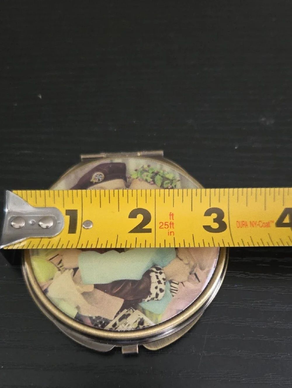Vintage Photo Compact Mirror - Picture 4 of 5